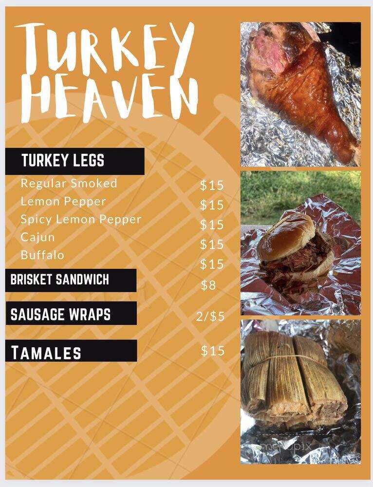 Turkey Heaven - Austin, TX menu_pic