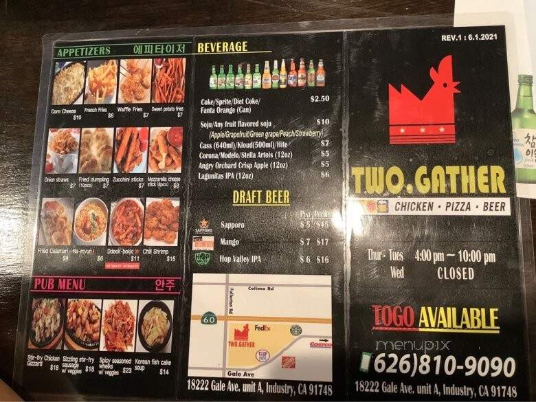 Two.Gather - Rowland Heights, CA menu_pic
