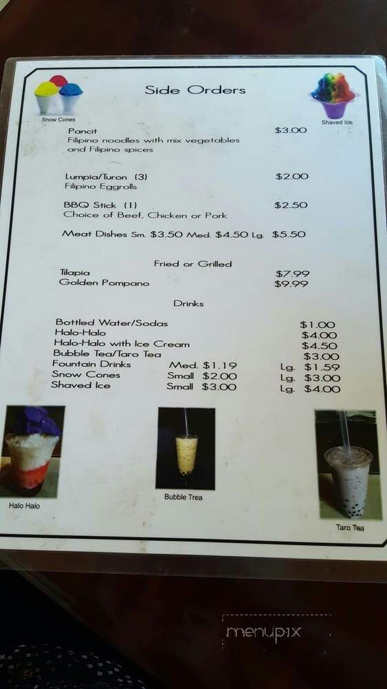 Two Mada's Fast Food - Porterville, CA menu_pic