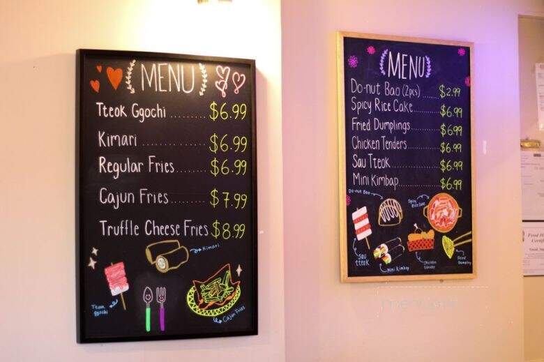 Two Nine Tea - Toronto, ON menu_pic