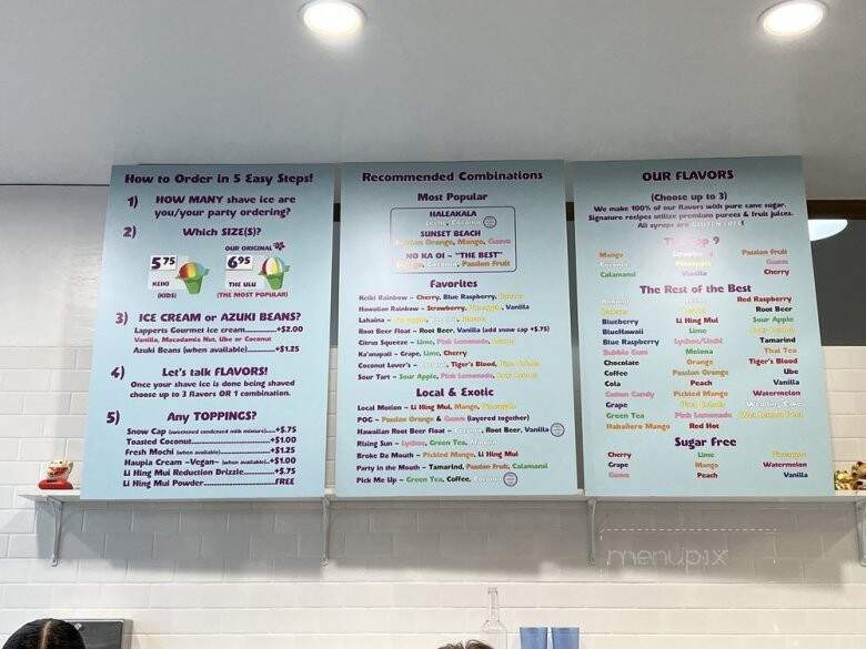 Ululani's - Los Angeles, CA menu_pic