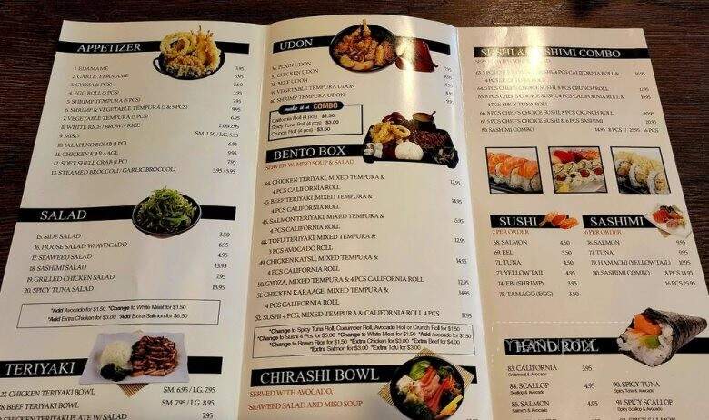 Umebana - Duarte, CA menu_pic