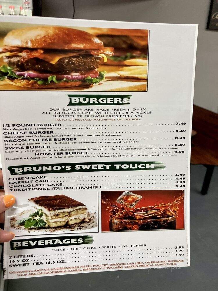 Uncle Sam's Pizzeria & Restaurant - Knoxville, TN menu_pic