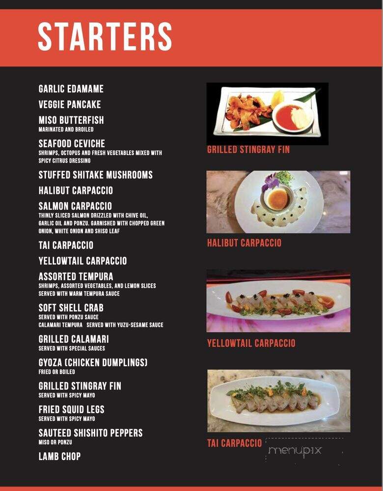 Uni Japanese Restaurant - Garden Grove, CA menu_pic