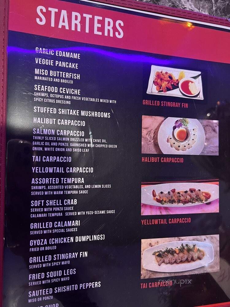 Uni Japanese Restaurant - Garden Grove, CA menu_pic