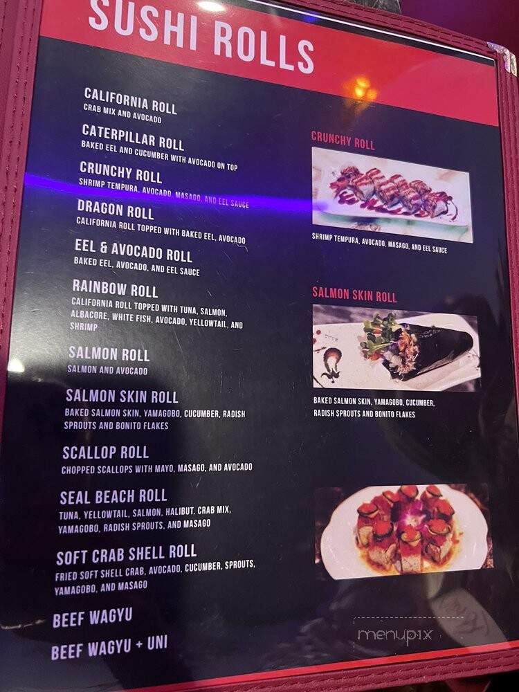 Uni Japanese Restaurant - Garden Grove, CA menu_pic