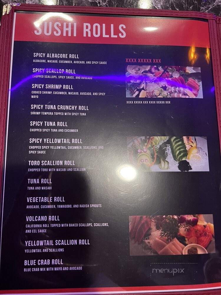 Uni Japanese Restaurant - Garden Grove, CA menu_pic