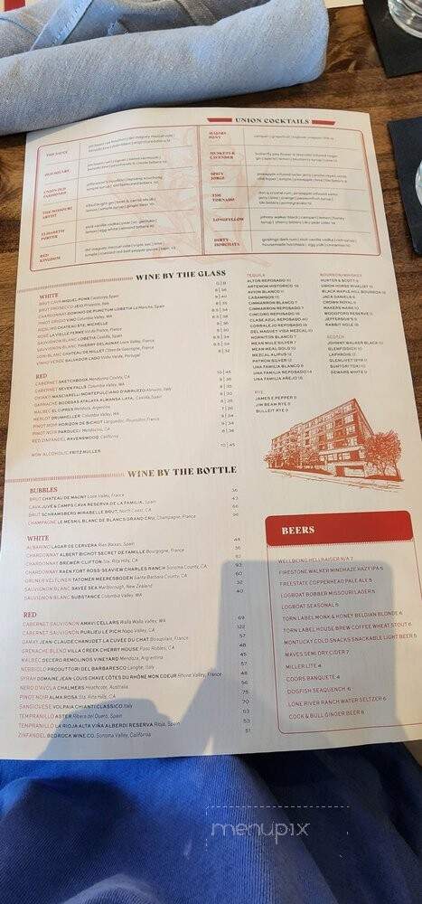 Union On the Hill - Kansas City, MO menu_pic