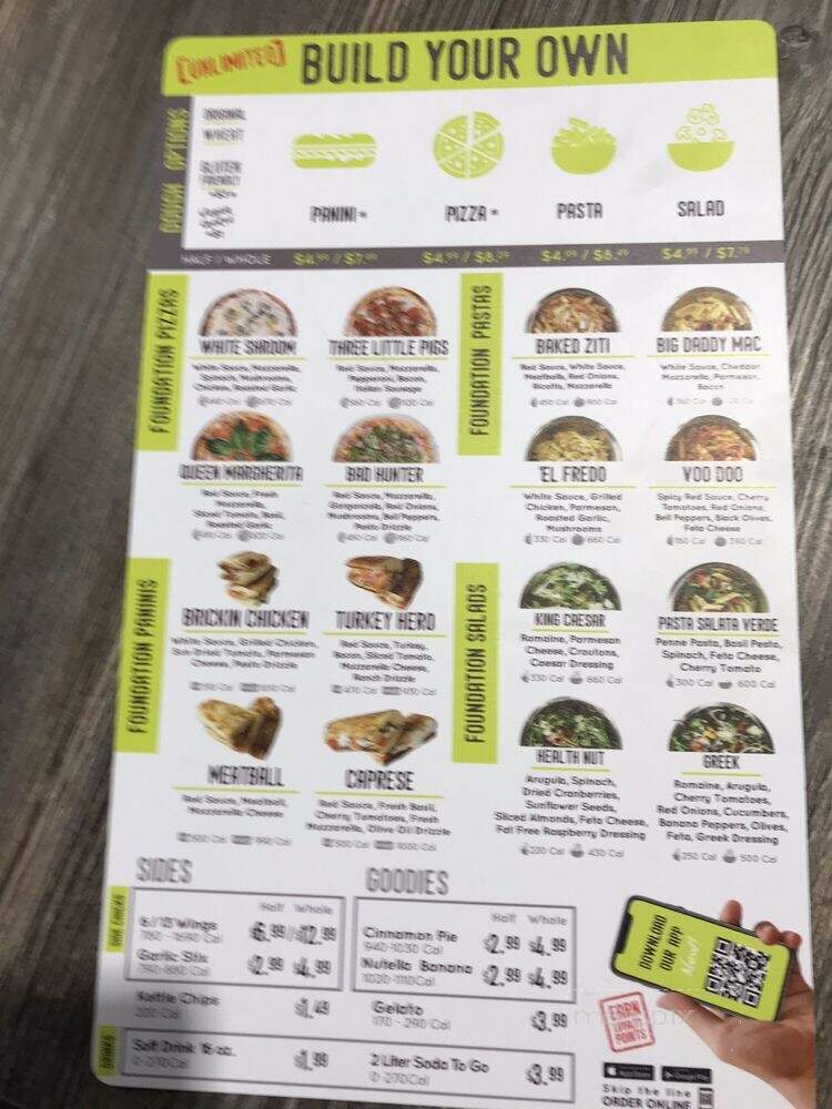 Urban Bricks - Kalispell, MT menu_pic
