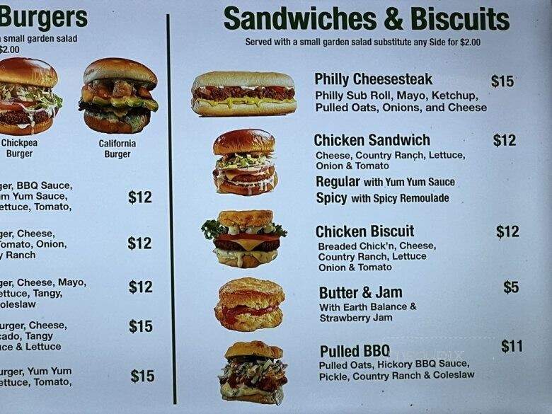 Urban Vegan - Newark, NJ menu_pic