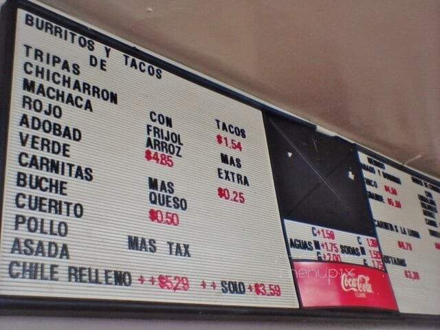 Uruatan Taco - Compton, CA menu_pic