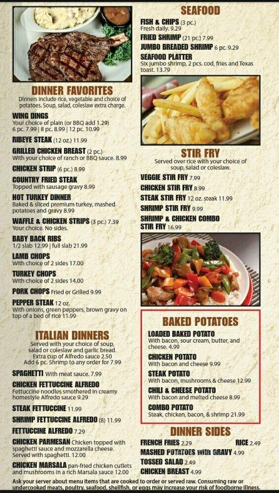 Valentino's Diner - Detroit, MI menu_pic