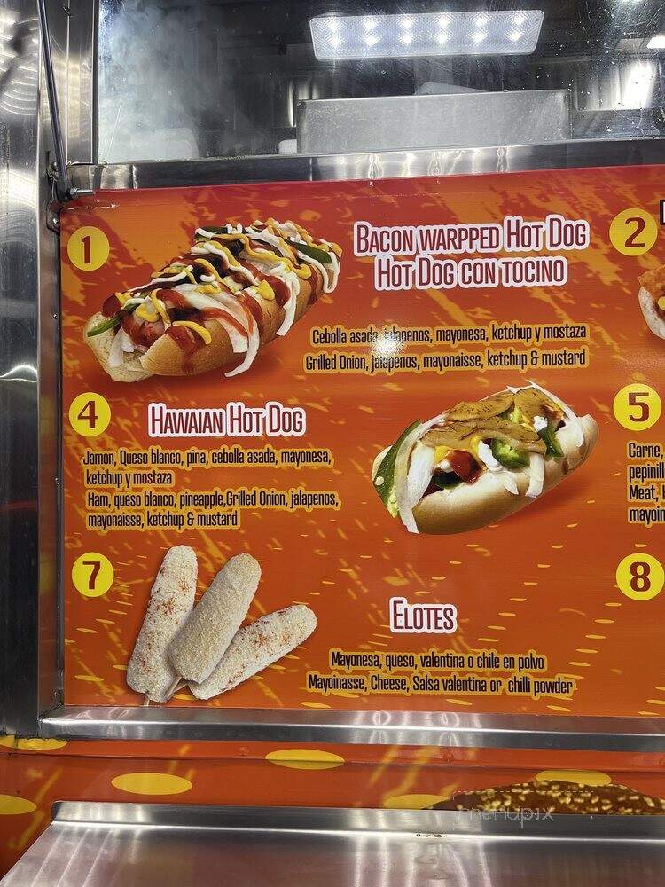 Vanessa's Hot Dogs - San Jose, CA menu_pic
