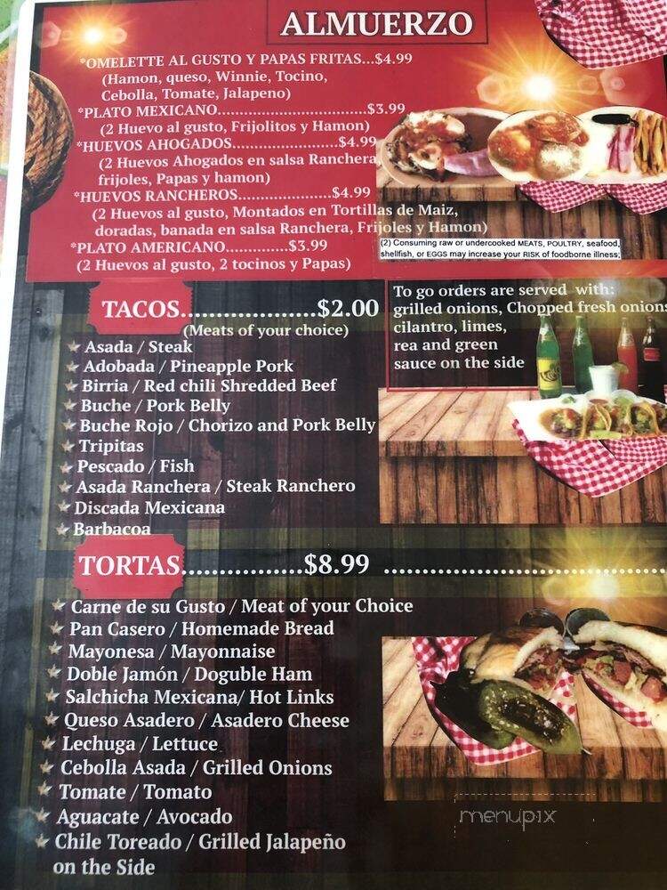 Vaquero Taquero Mucho - Hobbs, NM menu_pic