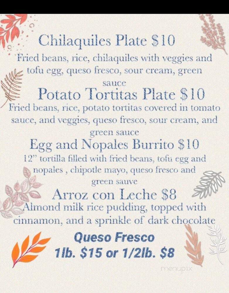 Vegan J.A.M. - Lynwood, CA menu_pic