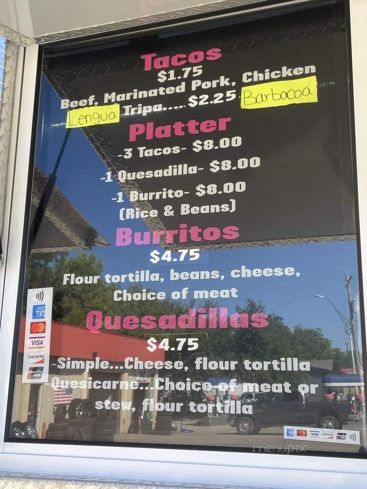 Velios Tacos y Gorditas - Sapulpa, OK menu_pic