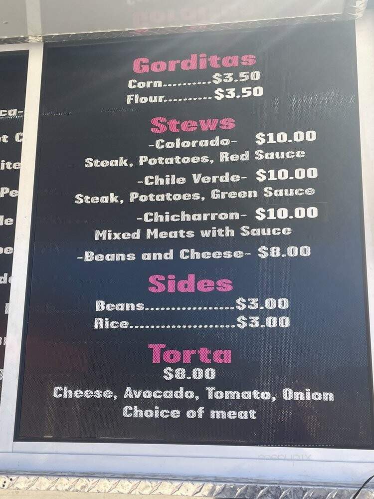 Velios Tacos y Gorditas - Sapulpa, OK menu_pic