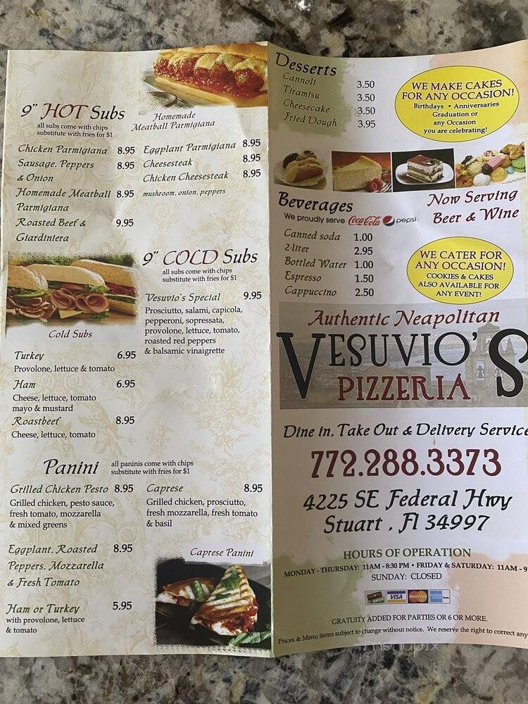 Vesuvia Pizza - Stuart, FL