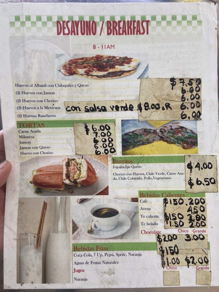 Vicky's Restaurant - Los Angeles, CA menu_pic