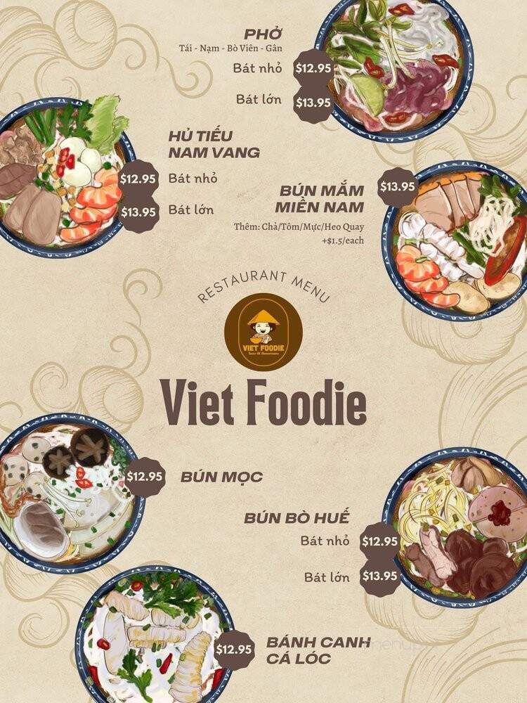 Viet Foodie - Houston, TX menu_pic