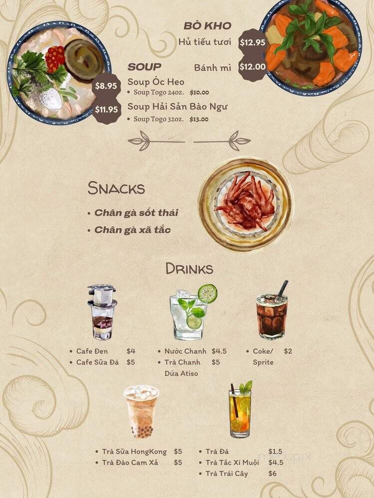 Viet Foodie - Houston, TX menu_pic