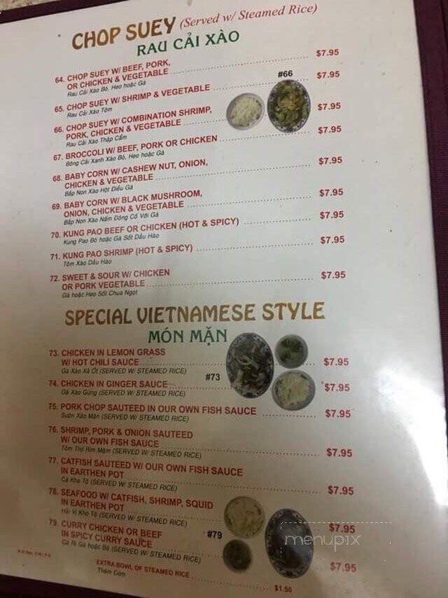 Vietnamese & Chinese Noodle - National City, CA menu_pic