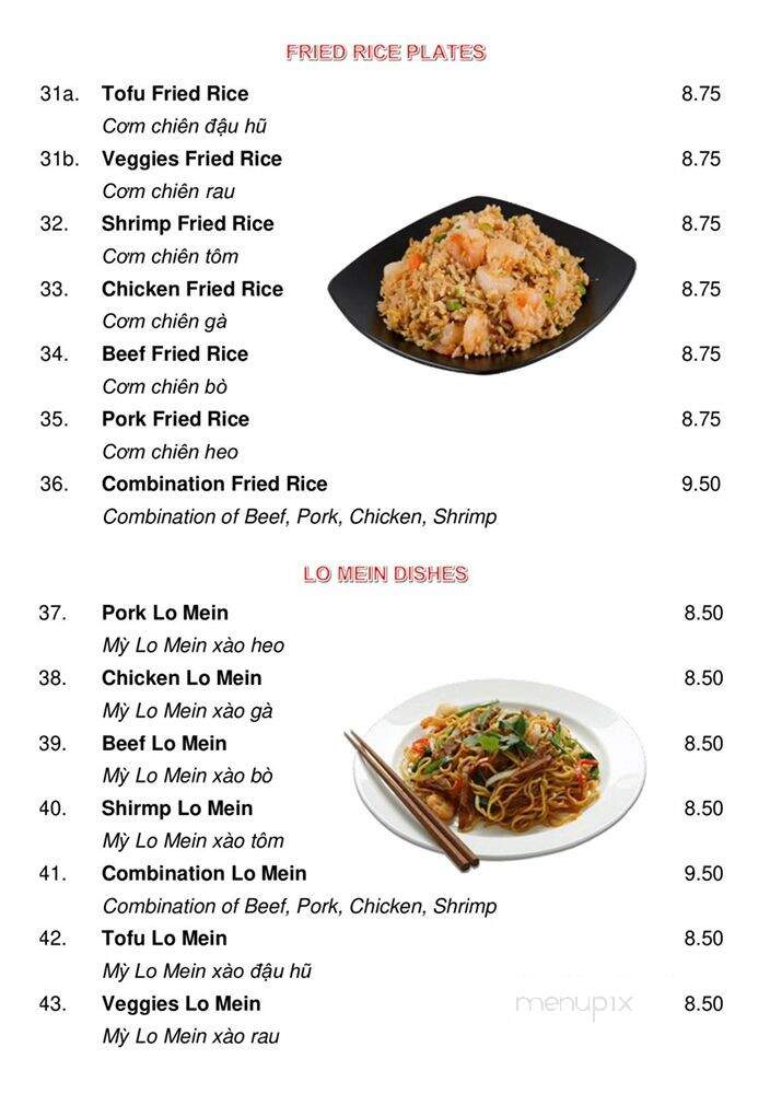 Vietnamese Top Noodles - Austin, MN menu_pic