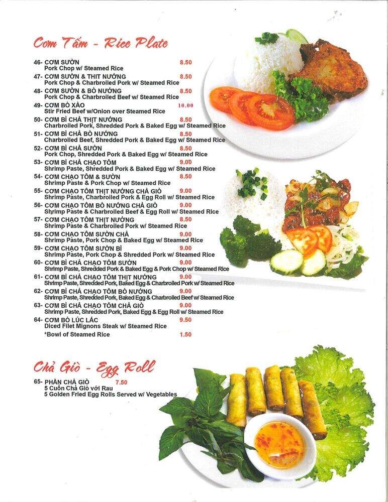 Vietnam House 08 - Garden Grove, CA menu_pic