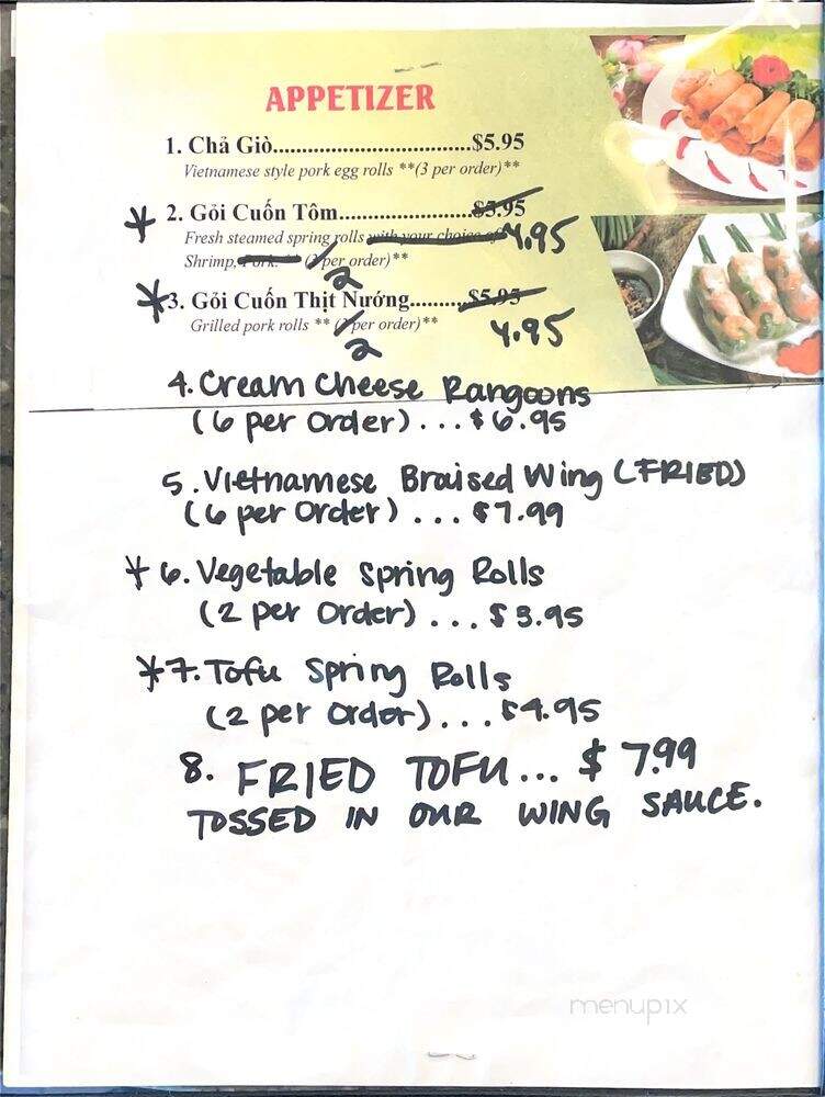 Pho Viet - Conyers, GA menu_pic