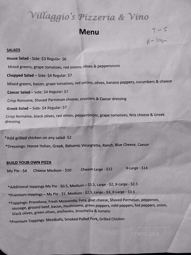Village Cellars - Lebanon, OH menu_pic