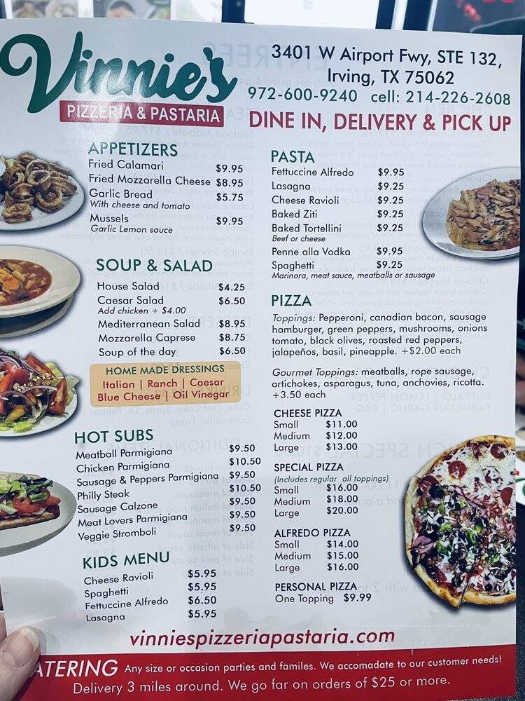 Vinnie's Pizzeria & Pastaria - Irving, TX