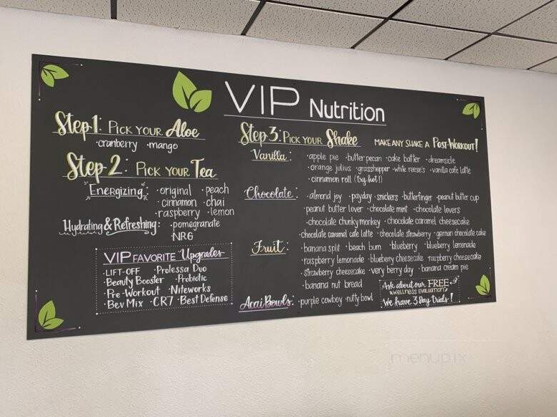 V I P Nutrition - Oakdale, CA menu_pic