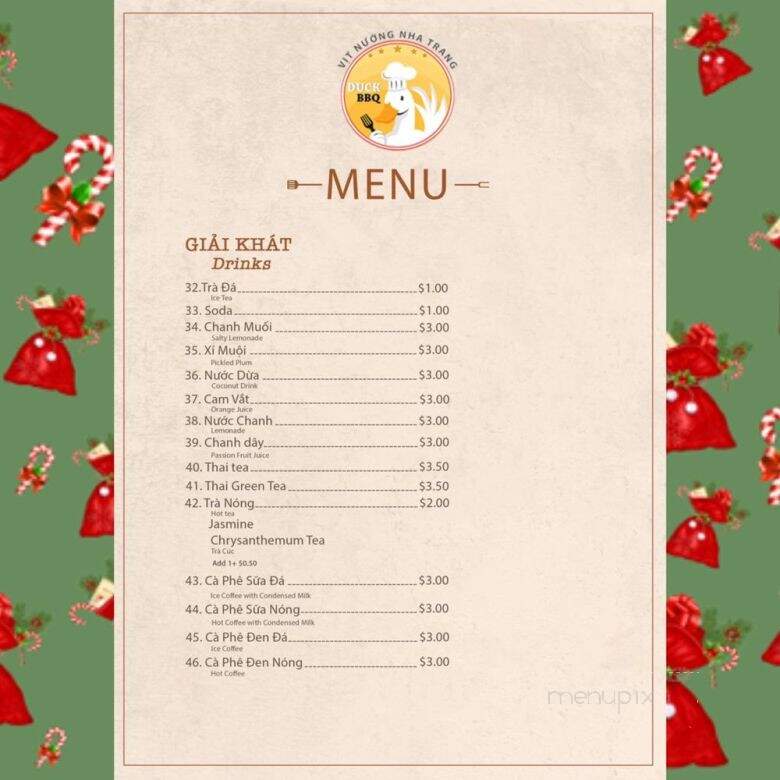 Vit Nuong Nha Trang - Houston, TX menu_pic