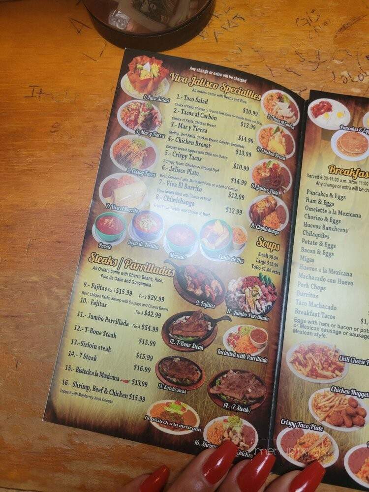 Viva Jalisco Taqueria Restaurant - Houston, TX menu_pic