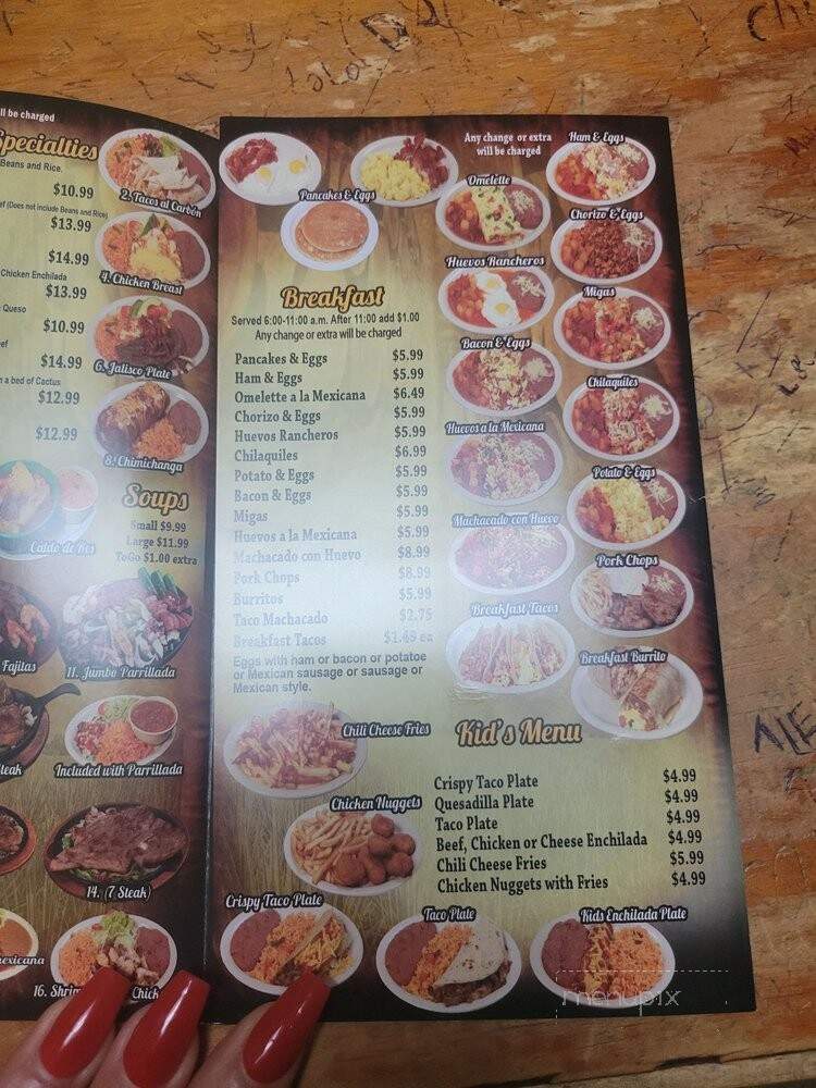Viva Jalisco Taqueria Restaurant - Houston, TX menu_pic
