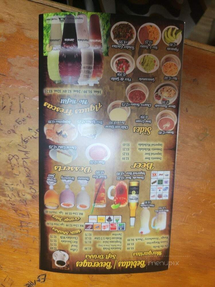 Viva Jalisco Taqueria Restaurant - Houston, TX menu_pic