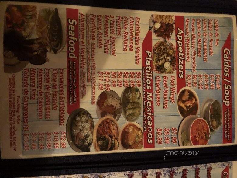 Vochito Taqueria - Dallas, TX menu_pic