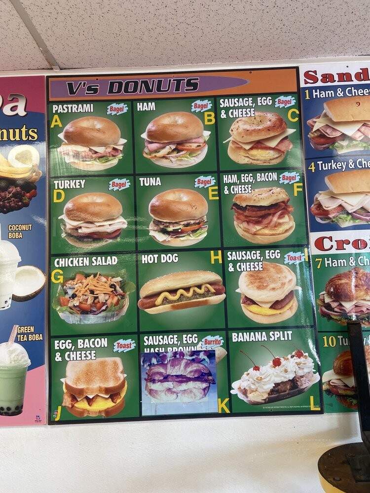 V's Donuts - Inglewood, CA menu_pic