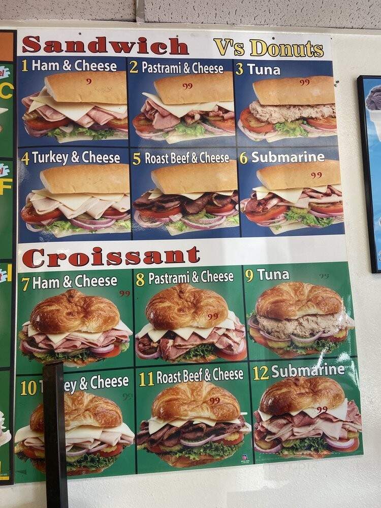 V's Donuts - Inglewood, CA menu_pic