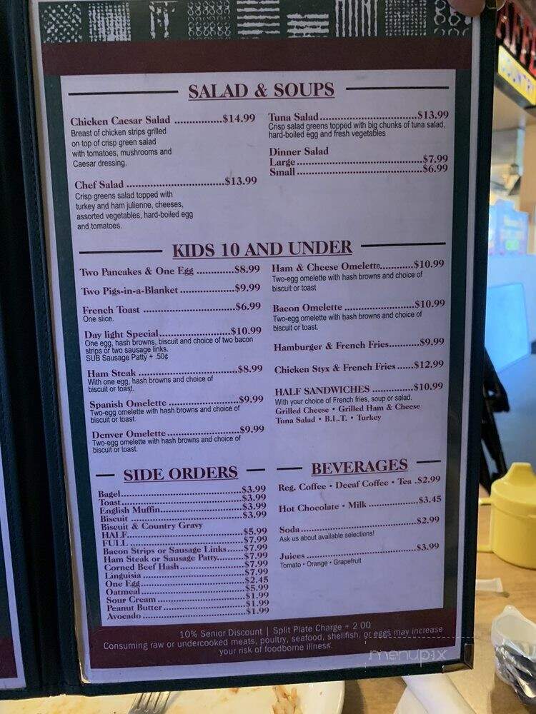 Waffle Shop - Fresno, CA menu_pic