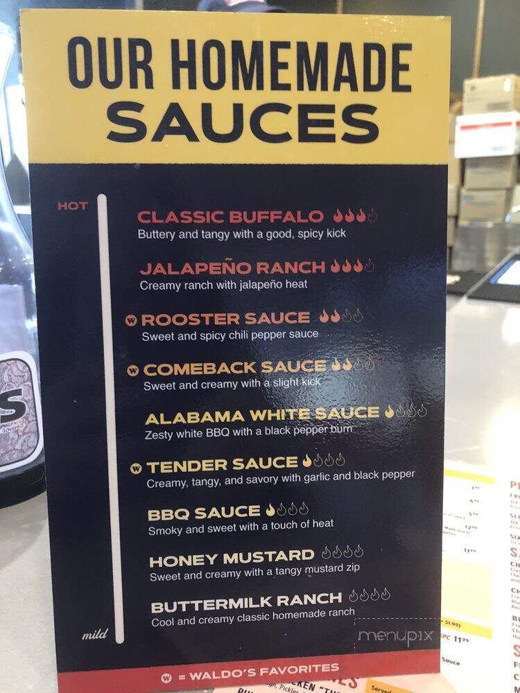 Waldo's Chicken and Beer - Dothan, AL menu_pic