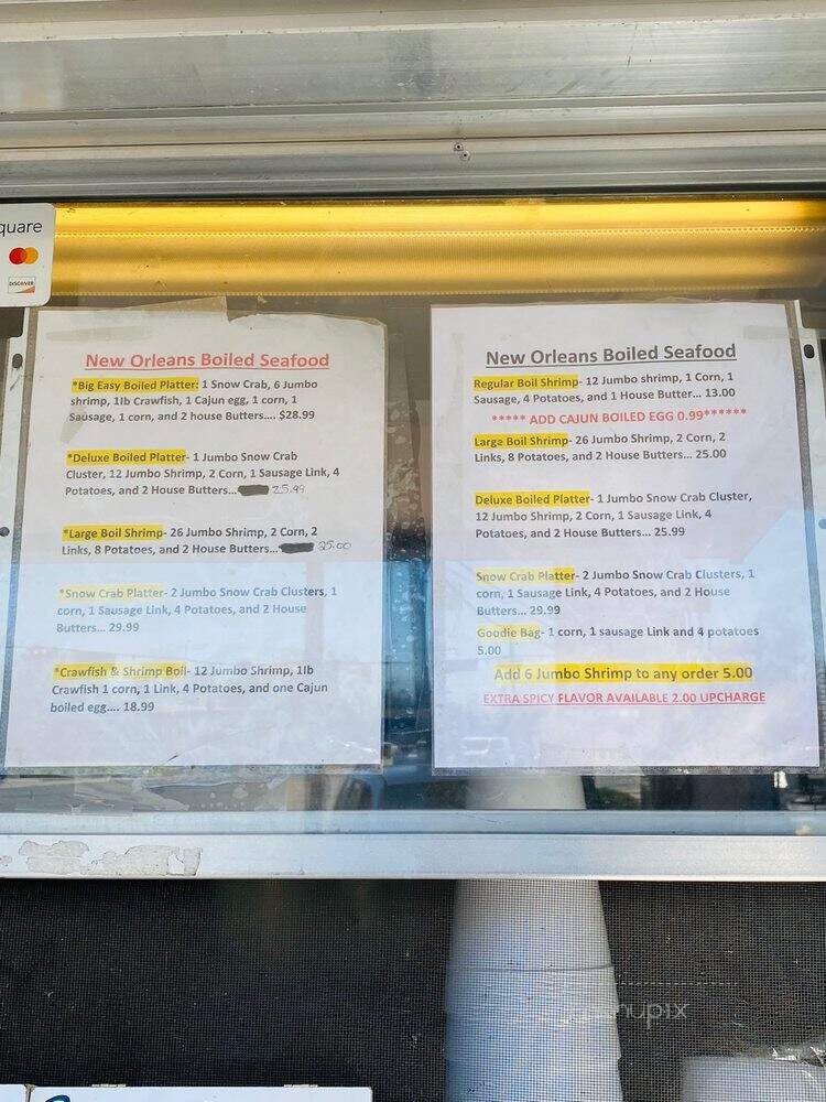 Wallie's Seafood - Houston, TX menu_pic