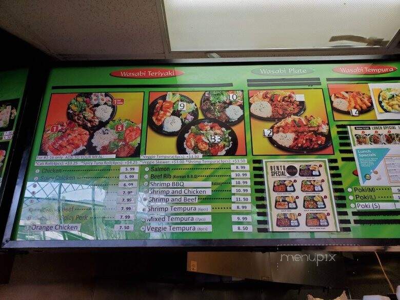 Wasabi N Roll - Irwindale, CA menu_pic