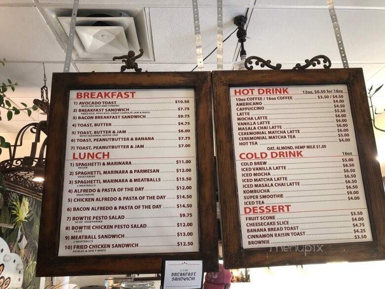 Weird Wave Coffee Brewers - Los Angeles, CA menu_pic