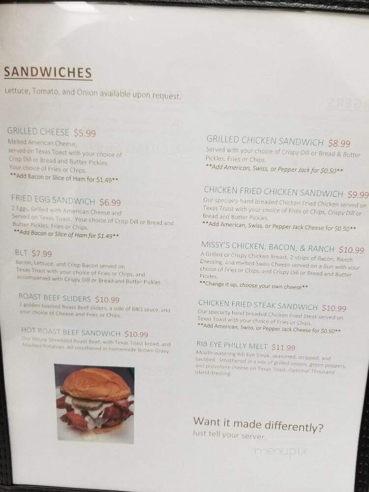 Welcome Home - McBride, BC menu_pic