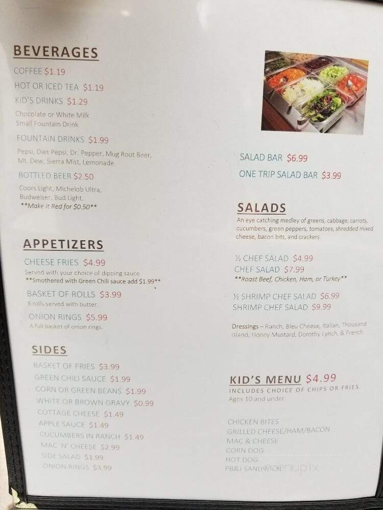 Welcome Home - McBride, BC menu_pic