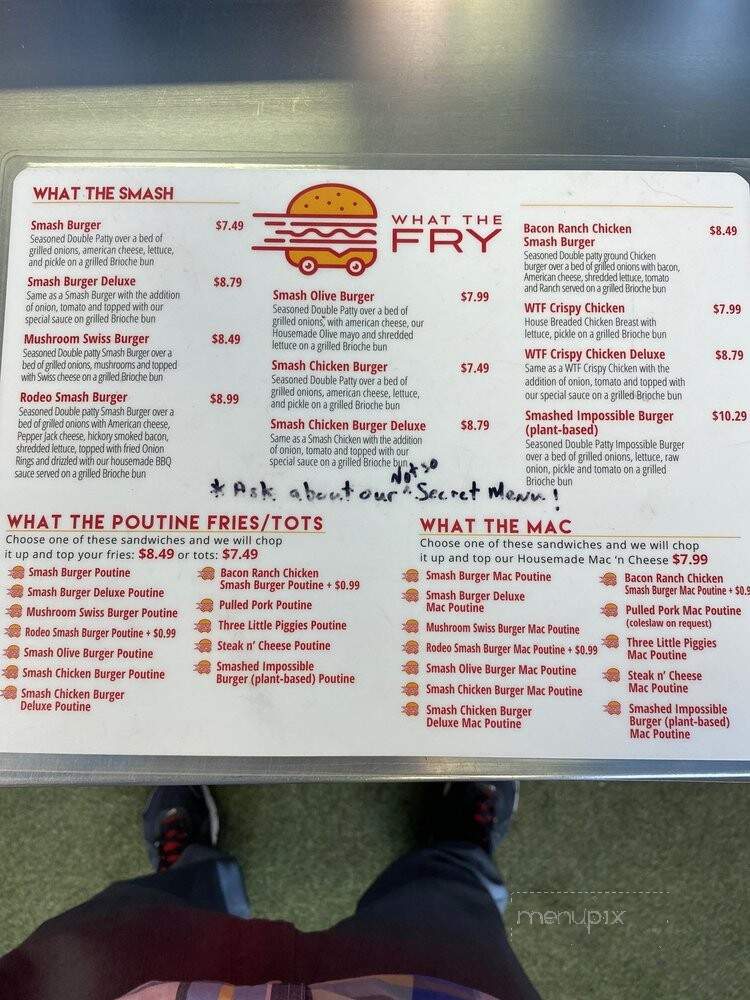What the Fry - Fort Gratiot, MI menu_pic