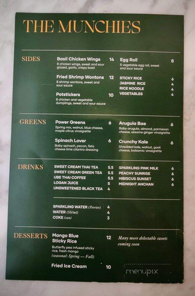 White Elephant - Los Angeles, CA menu_pic