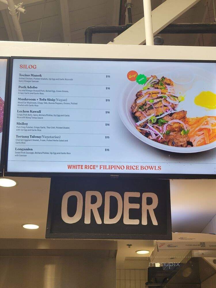 White Rice - San Diego, CA menu_pic
