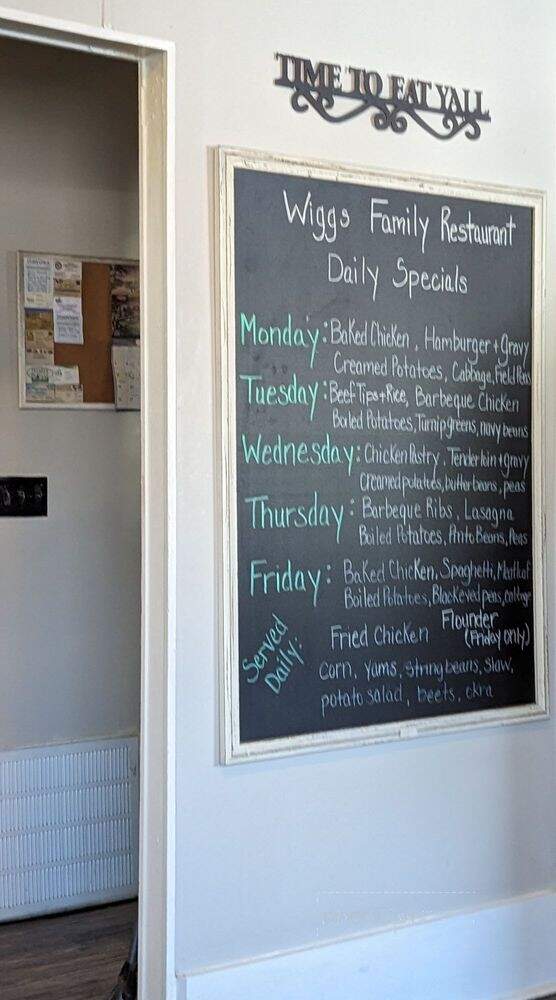 Family Restaurant - Middlesex, NC menu_pic